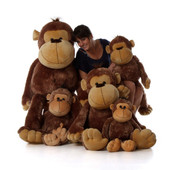5ft Life Size Giant Stuffed Monkey Big Daddy from Giant Teddy brand
