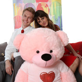 60 in life size huge personalized famous pink Teddy bear