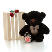 30in Oversized Teddy Bear Juju Cuddles soft and huggable black fur