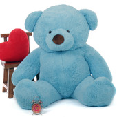 Big Blue Teddy Bear Sammy Chubs 60in