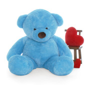 72in Big Blue Teddy Bear Sammy Chubs amazing gift