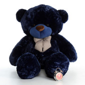 Life Size Navy Blue Teddy Bear Royce Cuddles