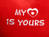 My Heart is Yours Heart Design (Close Up)