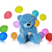 6 Foot Giant Blue Teddy Bear Present for Boy
