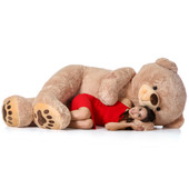 World's Biggest Teddy Bear! 7 Foot Teddy & Hugs