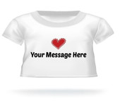 Giant Teddy Bear Heart Stamp T-shirt