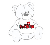 Be Mine T-shirt for Huge Teddy Bear