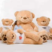 Gorgeous Giant Teddy Brand Tan Family