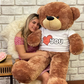 Life Size Mocha Teddy Bear Lady Cuddles-Size Option