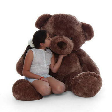 Brown teddy bear sweetheart  Big Chubs a 60in plush teddy bear