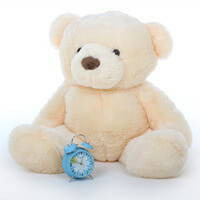 Smiley Chubs vanilla cream teddy bear 38in