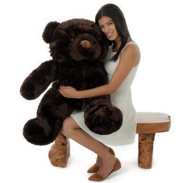 38in Best Munchkin Chubs Dark Brown Teddy Bear