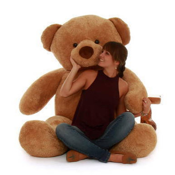 6ft Cutie Chubs  Cute and Cuddly Life Size Amber Giant Teddy Bear
