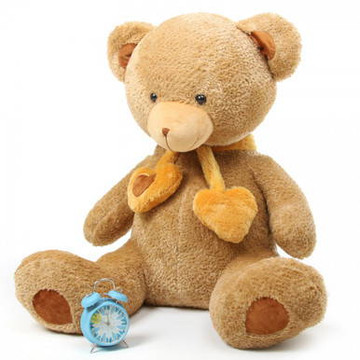Cupid Hugs Big Cute Amber Heart Teddy Bear 45in