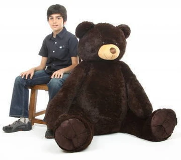 Baby Tubs Cuddly Chocolate Brown Teddy Bear 52 inch