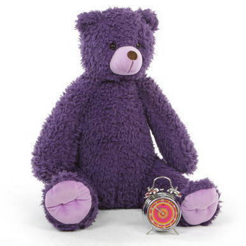 Shabs Woolly Tubs Purple Plush Teddy Bear 18 inches