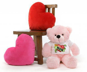 Lady M Cuddles Pink Mothers Day Teddy Bear Gift 30in