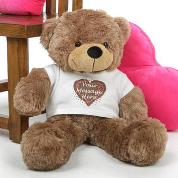 Sweet Mocha Hugs form a Special Personalized Teddy Bear!