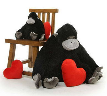 Princess Cutie is not your average gorilla stuffed animal, she is stuffed with motherly love!