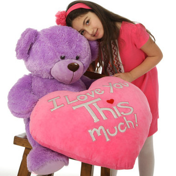 Purple Sewsie Big Love 30in (Big Hug)