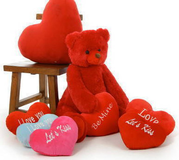 They’ll get the message with Personalized Hot Pink Cha Cha Big Love 32in