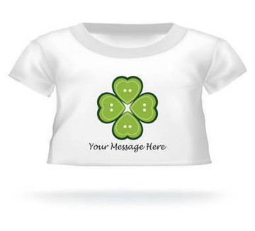 St. Patrick’s Day Heart 4 Leaf Clover Giant Teddy Bear Personalized Shirt