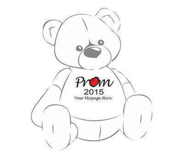 Prom 2015 Personalized Giant Teddy Bear