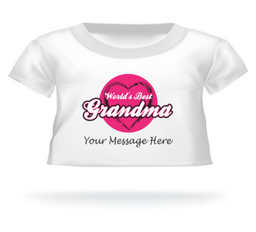 World’s Best Grandma Personalized Giant Teddy Bear shirt