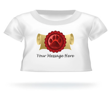 Personalized Giant Teddy bear shirt Bear Paw Print Diploma
