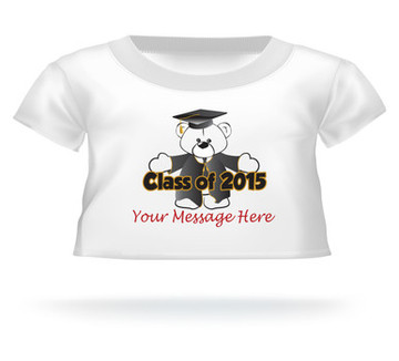 Class of 2015 Personalized Giant Teddy bear shirt Bear in Cap & Gown