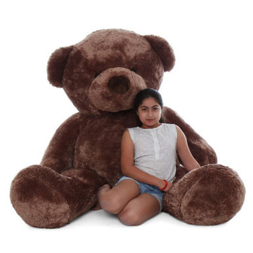 Big Mocha Teddy huggable Bear Big Chubs 72in