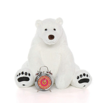 Big White soft cuddly Polar Bear 24in  Snowball Frost