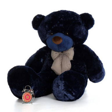 Big 60in Royce Cuddles Navy Blue Soft Teddy Bear