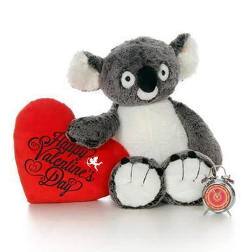 34in Giant Teddy Brand Koala with Happy Valentine\\\\\\\'s Day Heart