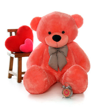 60 Inch Giant Bubble Gum Pink Teddy Bear - Unique Valentine\'s Day Gift
