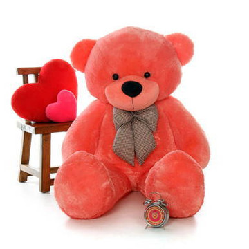60 Inch Giant Bubble Gum Pink Teddy Bear - Unique Valentine\\\'s Day Gift