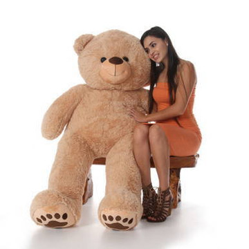 60 inch adorable big Tan Teddy Bear Gift