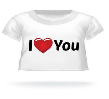 I Heart You Giant Teddy Bear T-shirt