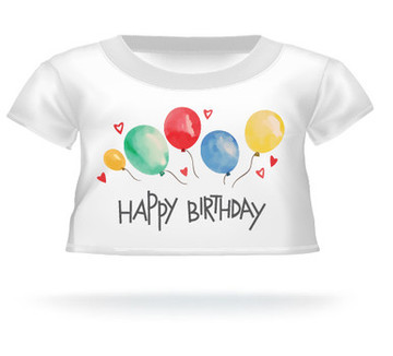 Giant Teddy Bear Happy Birthday T-shirt