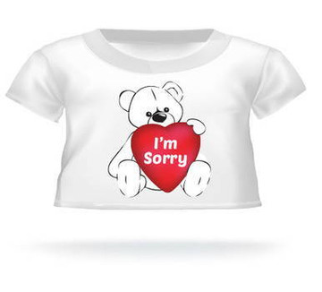 I am Sorry Teddy Bear T-shirt