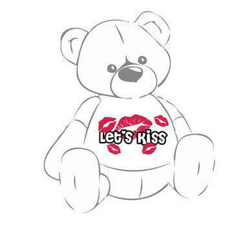 Giant Teddy Bear Let\\\\\\\'s Kiss T-shirt