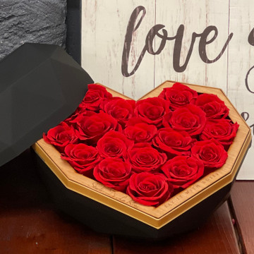 Premium Preserved Red Roses By Studio De La Rose