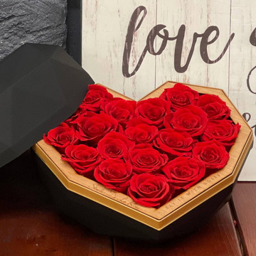 Premium Preserved Red Roses By Studio De La Rose
