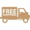 A Truck with free shipping text