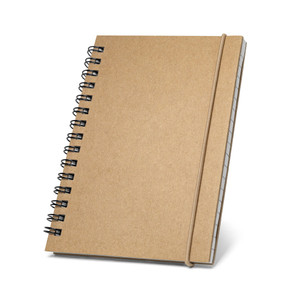 MARLOWE. Caderno de bolso espiral de capa dura com 120 páginas pautadas recicladas