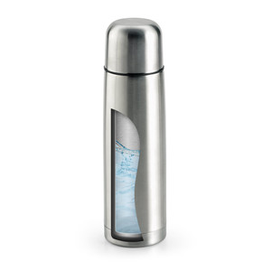 KARPOV. Garrafa em aço inox de parede dupla térmica, isolada a vácuo 500 mL