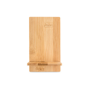 GALEN. Suporte para celular em bambu, desmontável em duas partes