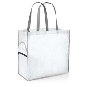 PERTINA. Sacola dobrável em non-woven (80 g/m²) com alças