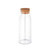 JASMIN 1000. Garrafa em vidro borosilicato com tampa em cortiça 1 L