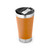 HALPERT LID. Copo de viagem em aço inox térmico, com parede dupla isolada a vácuo 630 mL